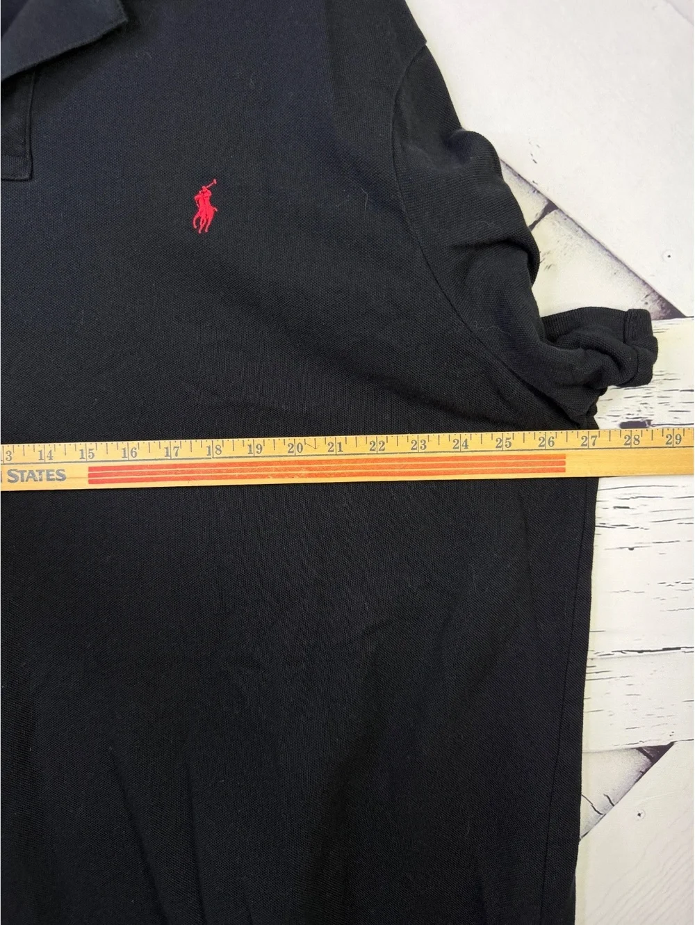 Polo Ralph Lauren Quiet Luxury Classic Black Mesh Polo Shirt w/ Red Pony Men 2XL
